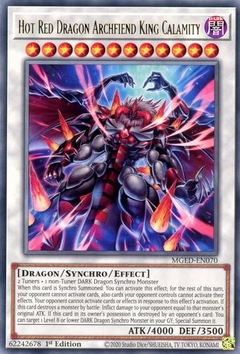 Hot Red Dragon Archfiend King Calamity - MGED - Rare