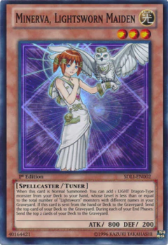 Minerva, Lightsworn Maiden - SDLI - Super Rare