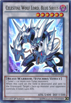 Celestial Wolf Lord, Blue Sirius - MP14 - Ultra Rare