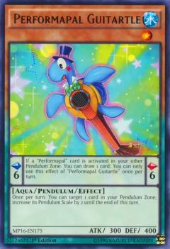 Performapal Guitartle - MP16 - Rare