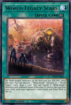 World Legacy Scars - MP18 - Rare