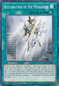 Restoration of the Monarchs - MP19 - Common