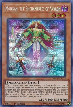 Morgan, the Enchantress of Avalon - MP19 - Prismatic Secret Rare