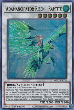 Adamancipator Risen - Raptite - MP21 - Ultra Rare