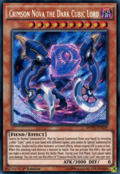 Crimson Nova the Dark Cubic Lord - MVP1 - Secret Rare