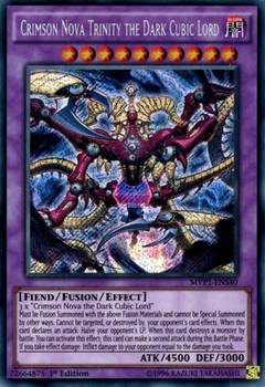 Crimson Nova Trinity the Dark Cubic Lord - MVP1 - Secret Rare