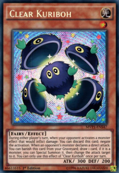 Clear Kuriboh - MVP1 - Secret Rare