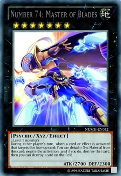 Number 74: Master of Blades - NUMH - Secret Rare