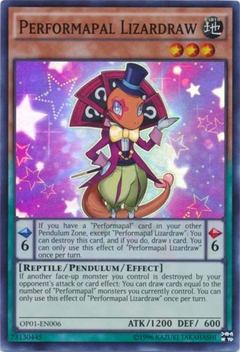 Performapal Lizardraw - OP01 - Super Rare