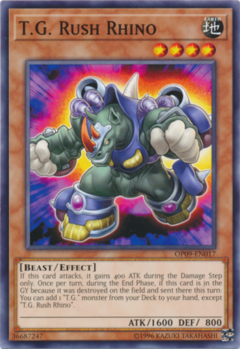 T.G. Rush Rhino - OP09 - Common