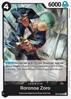 Roronoa Zoro - OP10-095 - R - comprar online