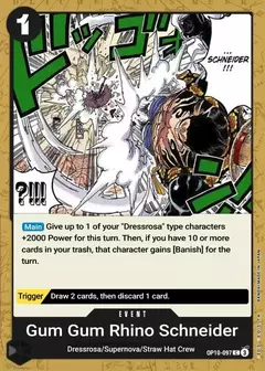 Gum Gum Rhino Schneider- OP10-097 - C - comprar online