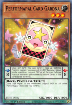 Performapal Card Gardna - ROTD - Common