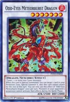 Odd-Eyes Meteorburst Dragon - PEVO - Super Rare