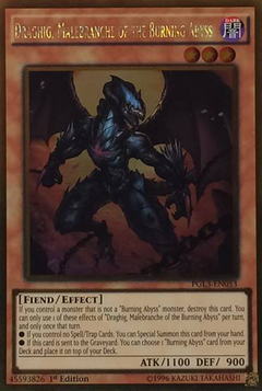 Draghig, Malebranche of the Burning Abyss - PGL3 - Gold Rare