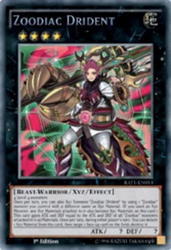 Zoodiac Drident - RATE - Secret Rare