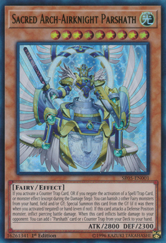 Sacred Arch-Airknight Parshath - SR05 - Ultra Rare