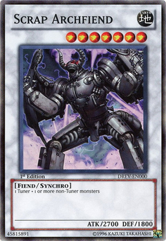 Scrap Archfiend - DREV - Super Rare