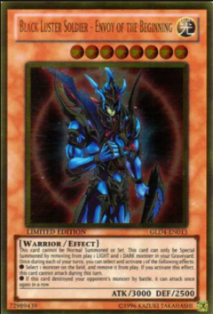 Black Luster Soldier - Envoy of the Beginning - GLD4 - Gold Rare