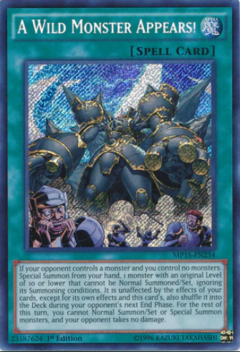 A Wild Monster Appears! - MP15 - Secret Rare