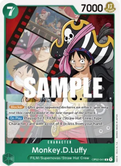 Monkey.D.Luffy (Normal) - OP02-041 - R