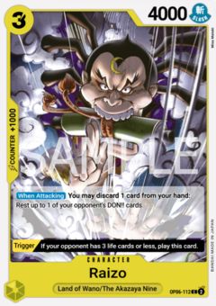 Raizo - OP06-112 - C