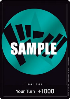 DON!! Card (Teal) (Franky)