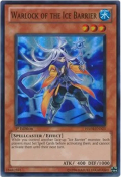 Warlock of the Ice Barrier - HA04 - Super Rare