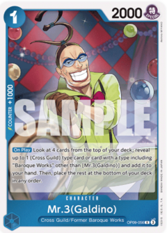 Mr.3(Galdino) - OP09-056 - R