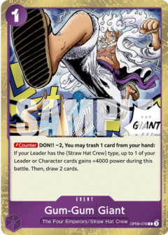 Gum-Gum Giant - OP09-078 - R