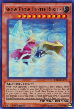 Snow Plow Hustle Rustle - DRL3 - Ultra Rare