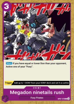 Megadon Ninetails Rush - OP07-078 - C