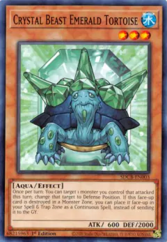 Crystal Beast Emerald Tortoise - SDCB - Common