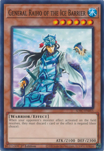General Raiho Of The Ice Barrier - SDFC - Common