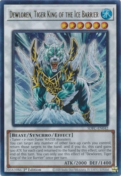 Dewloren, Tiger King of the Ice Barrier - SDFC - Ultra Rare