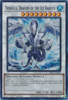 Trishula, Dragon of the Ice Barrier - SDFC - Super Rare