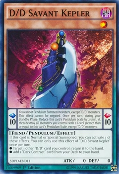 D/D Savant Kepler - SDPD - Common