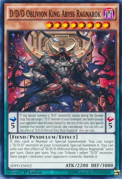D/D/D Oblivion King Abyss Ragnarok - SDPD - Common