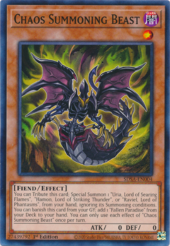 Chaos Summoning Beast - SDSA - Common