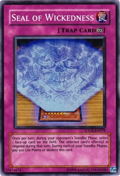 Seal of Wickedness - SOVR - Super Rare