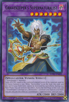 Gravekeeper's Supernaturalist - SOFU - Rare