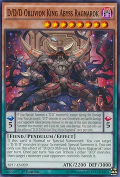 D/D/D Oblivion King Abyss Ragnarok - SP17 - Common