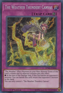 The Weather Thundery Canvas - SPWA - Secret Rare