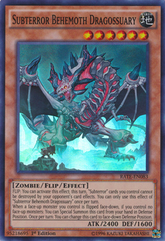 Subterror Behemoth Dragossuary - RATE - Super Rare