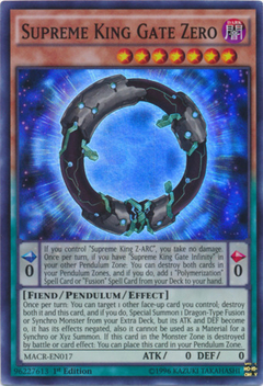 Supreme King Gate Zero - MACR - Super Rare