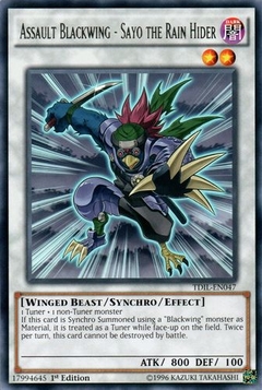 Assault Blackwing - Sayo the Rain Hider - TDIL - Rare
