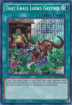 That Grass Looks Greener - RATE - Secret Rare