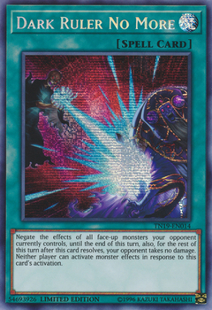 Dark Ruler No More - TN19 - Secret Rare