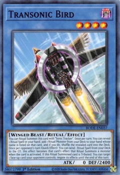 Transonic Bird - BODE - Common