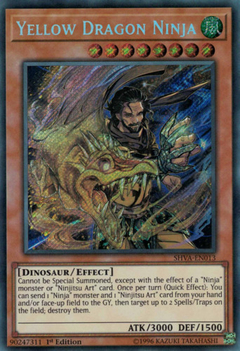Yellow Dragon Ninja - SHVA - Secret Rare